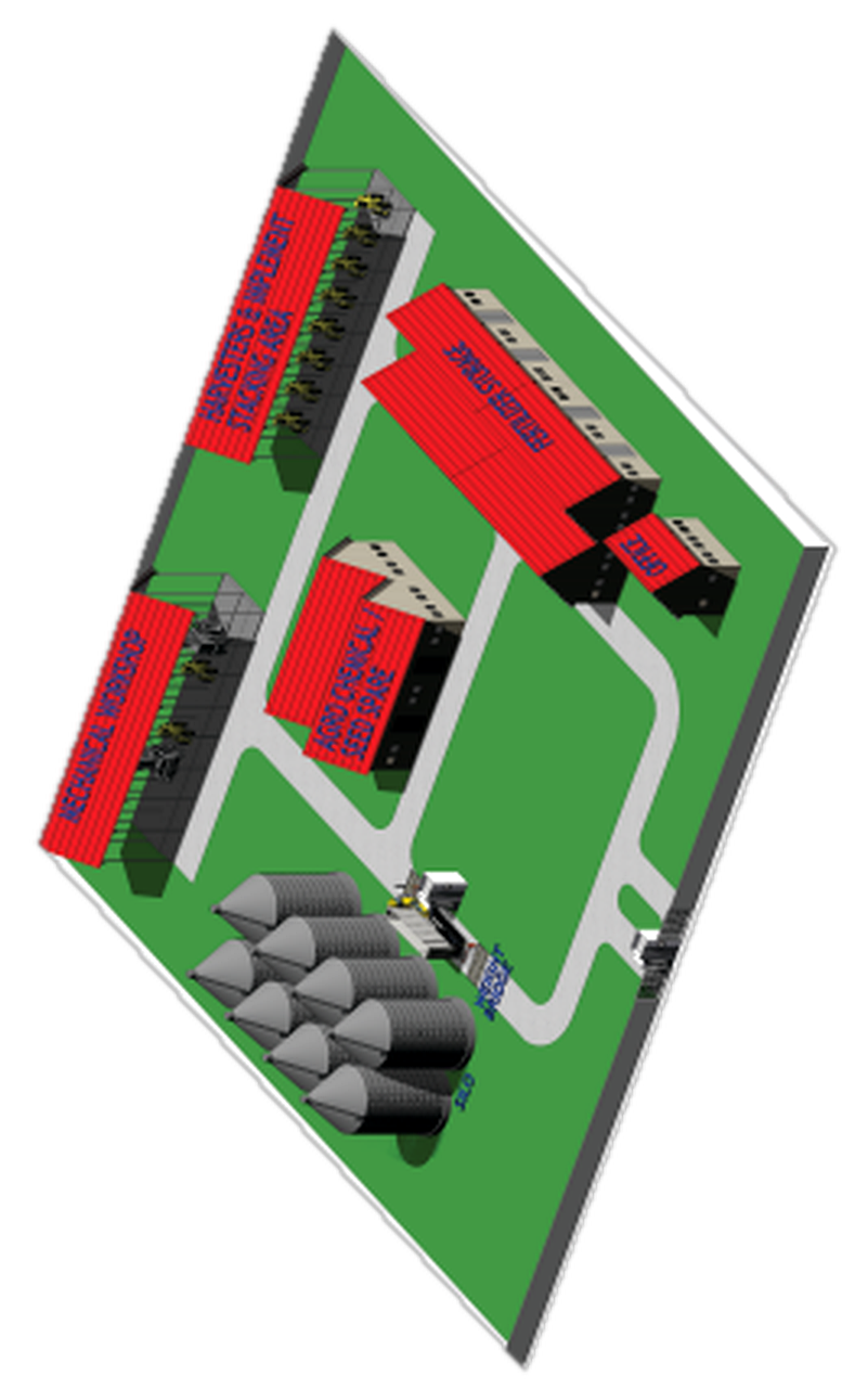 Farm Service Bureau agricultural development layout
