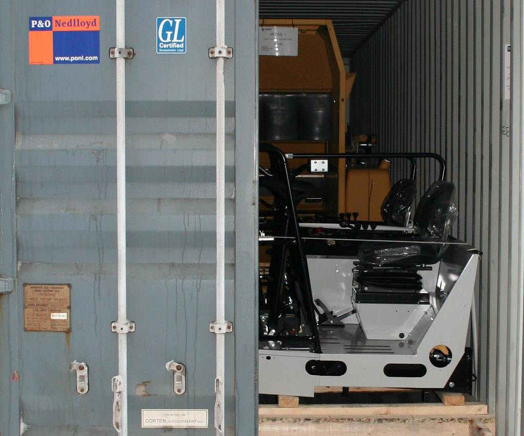 Sub-assembled modules in container