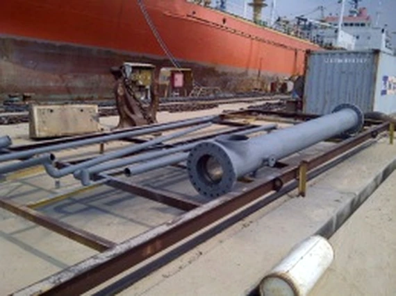 Steel fabrication work