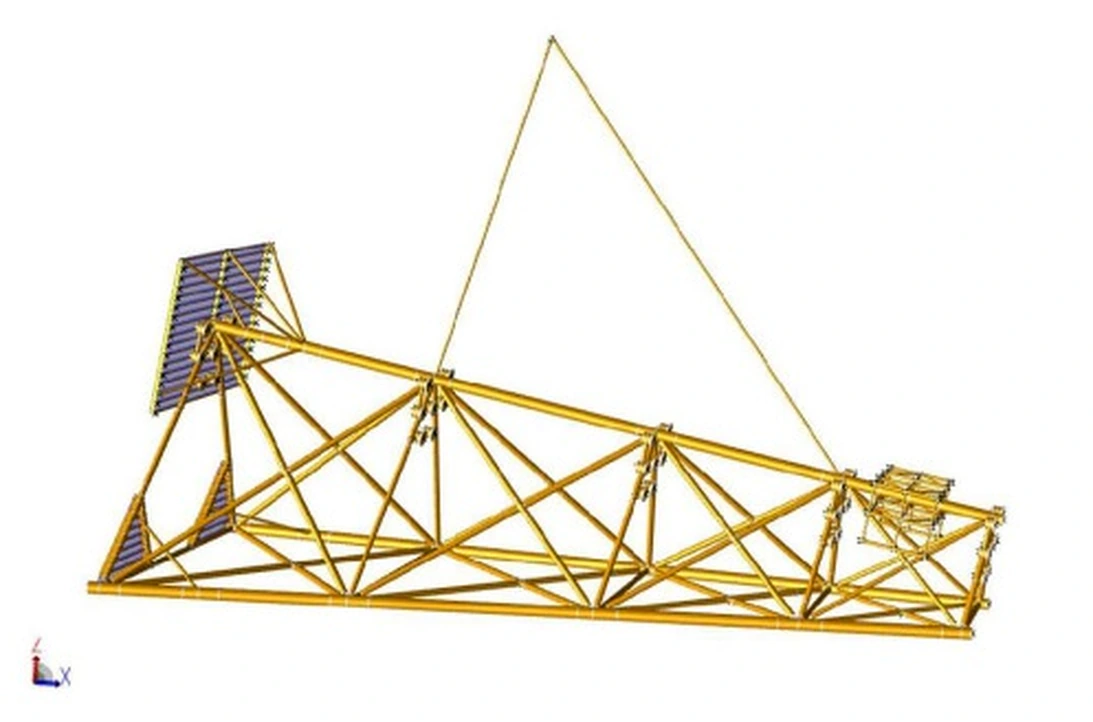 Jacket structural geometry view