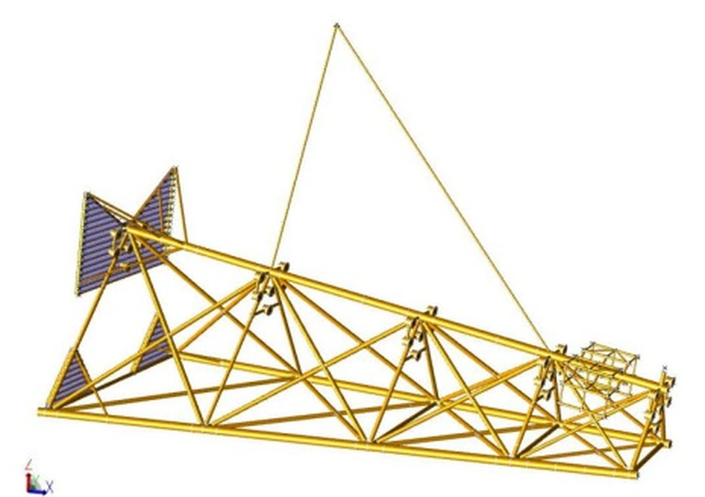 Jacket structural geometry view